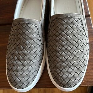 M. Gemi The Cerchio Woven leather sneakers Gray Nubuck 9.5 US
